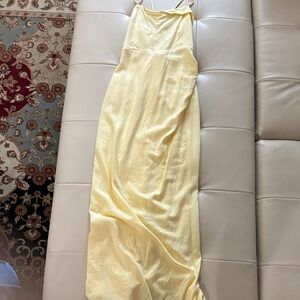 Peppermayo Light Yellow Maxi Dress